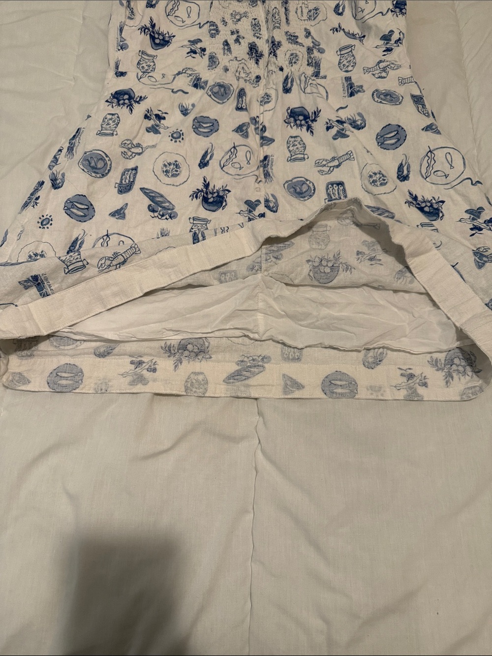 Abercrombie & Fitch Linen-Blend Wide Strap Mini Dress - Picture 12 of 15